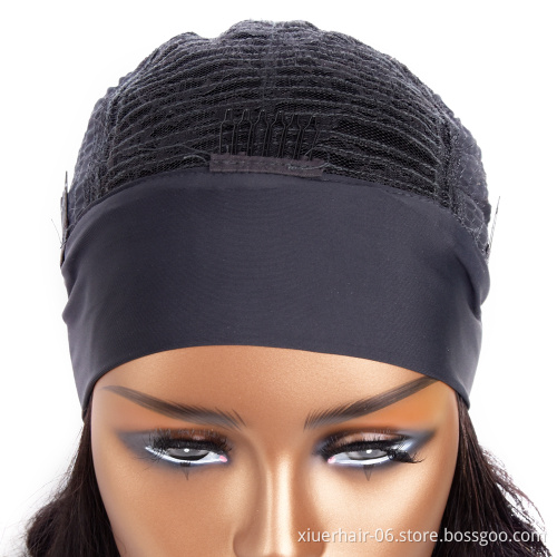 RTS Body Wave Natural Color Raw HD Brazilian for Black Women Coloured No Lace Headband Wig Cheap Human Hair